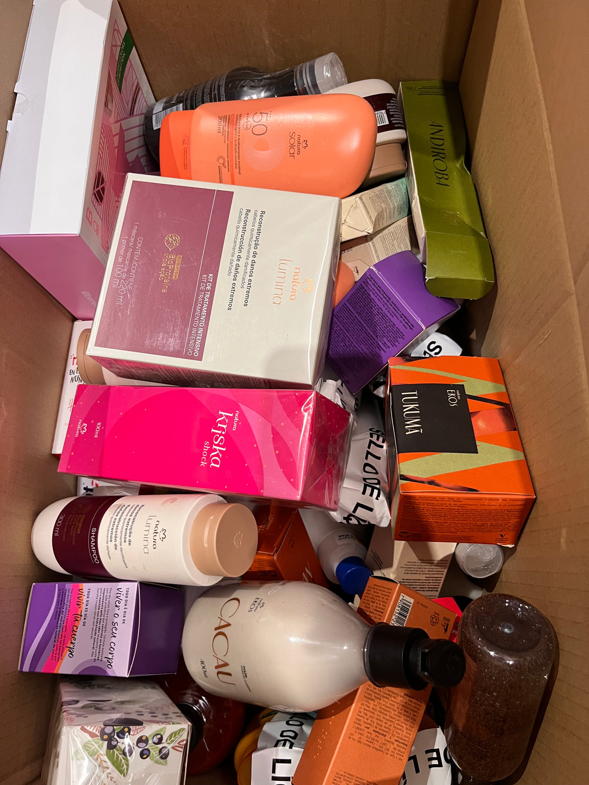 Gran Lote de Belleza y Cuidado Personal (cremas, shampoo, perfumes)