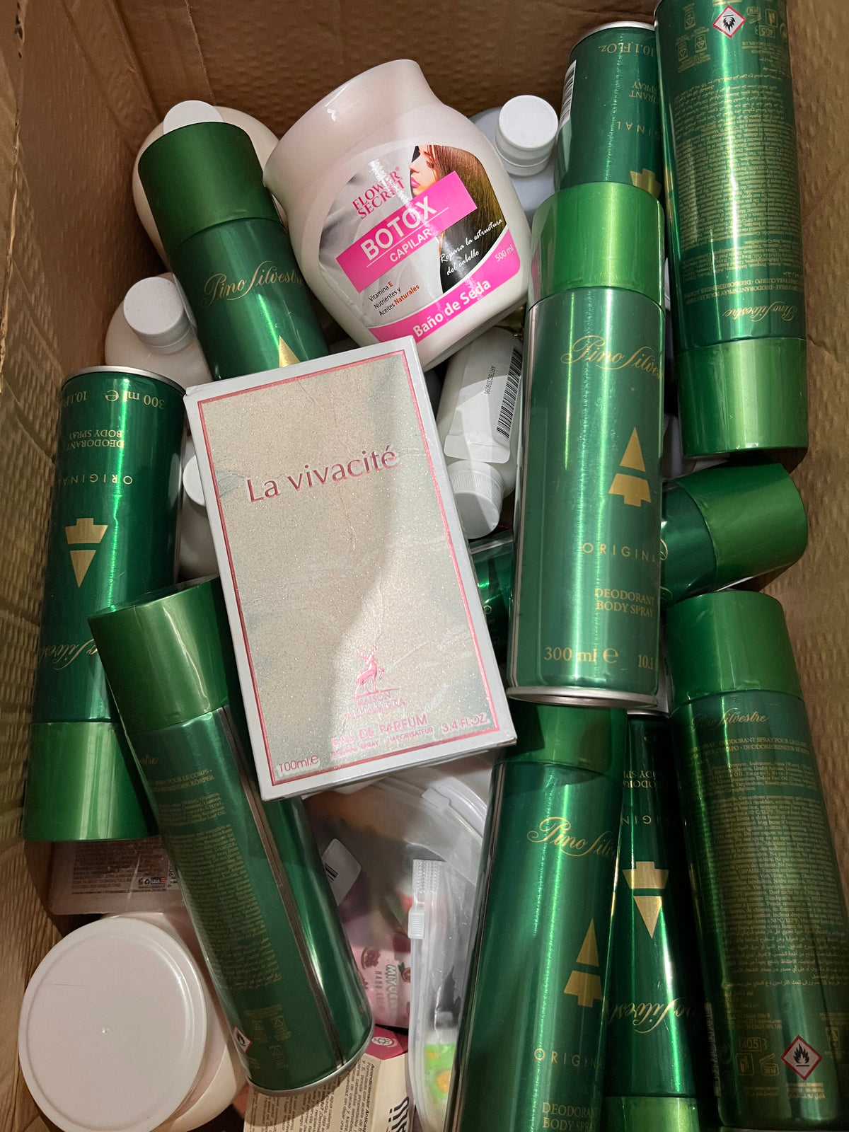 Gran Lote de Belleza y Cuidado Personal (cremas, shampoo, perfumes)