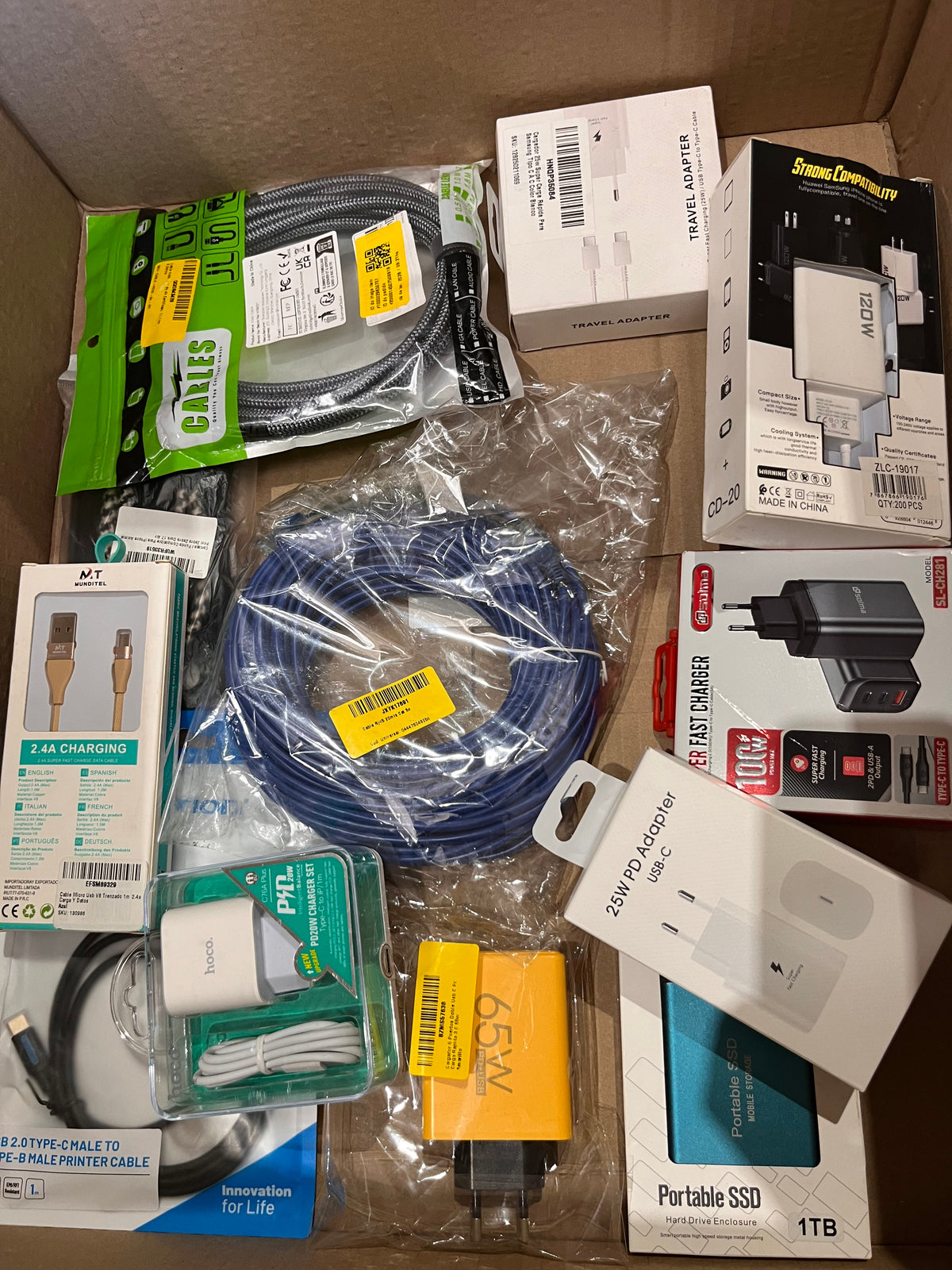 Gran Lote de Accesorios Tecnológicos