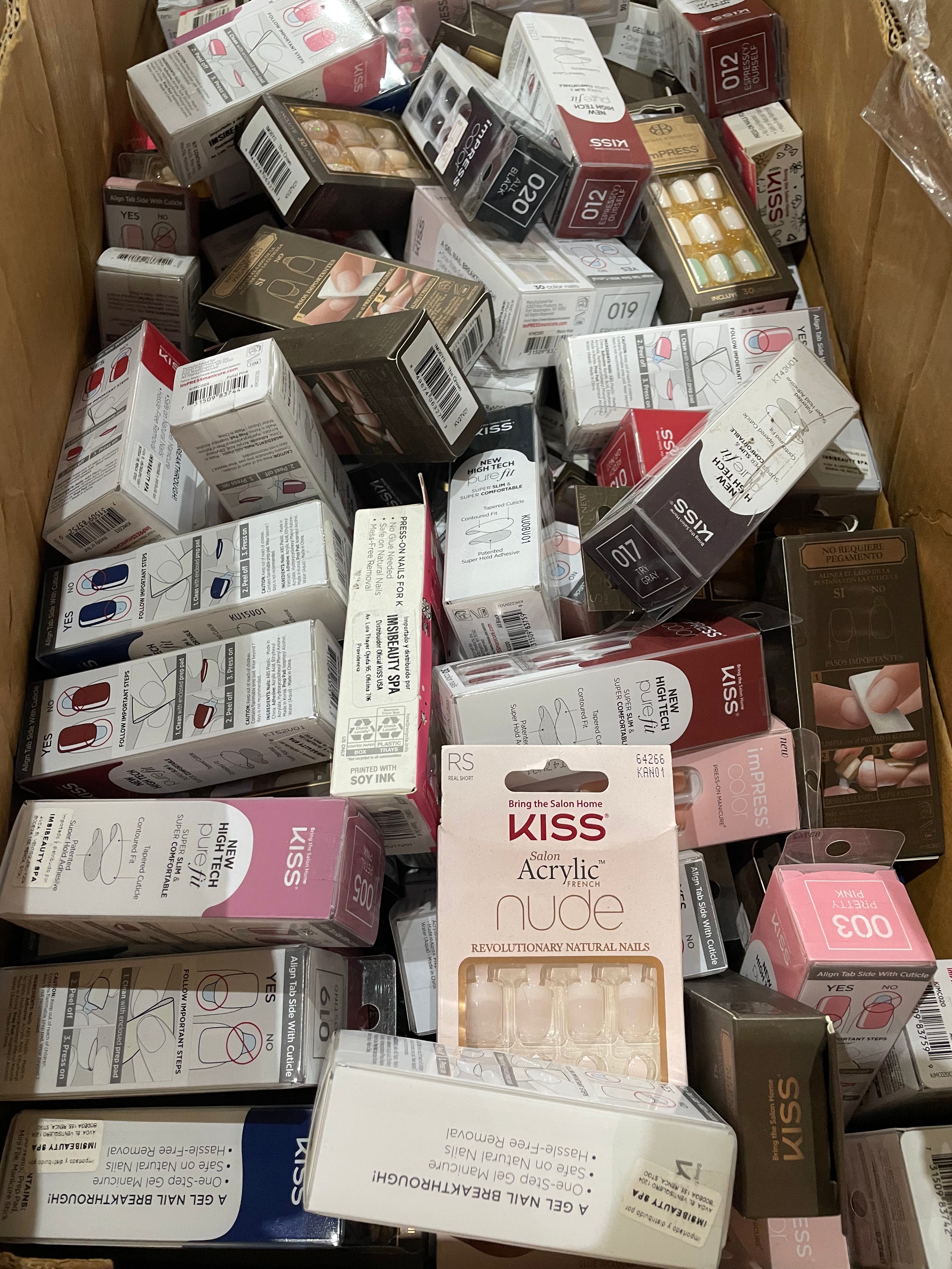 Gran Lote de Uñas Acrílicas